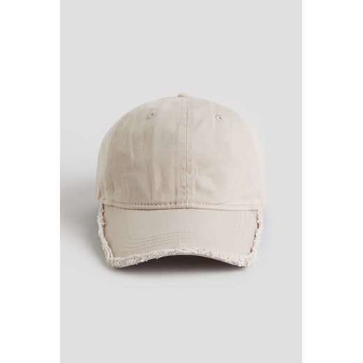 H & M - Bawełniana czapka z daszkiem - Beżowy ze sklepu H&M w kategorii Czapki dziecięce - zdjęcie 169675432