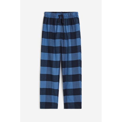 H & M - Bawełniane spodnie piżamowe - Niebieski ze sklepu H&M w kategorii Piżamy dziecięce - zdjęcie 169675461