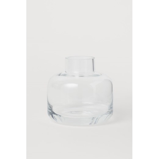 H & M - Mały wazon szklany - Biały ze sklepu H&M w kategorii Wazony - zdjęcie 169675480