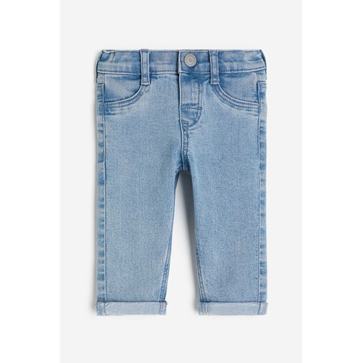 H & M - Dżinsy Skinny Fit - Niebieski ze sklepu H&M w kategorii Spodnie i półśpiochy - zdjęcie 169675612