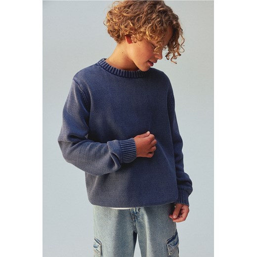 H & M - Sweter Loose Fit - Niebieski ze sklepu H&M w kategorii Swetry chłopięce - zdjęcie 169675633