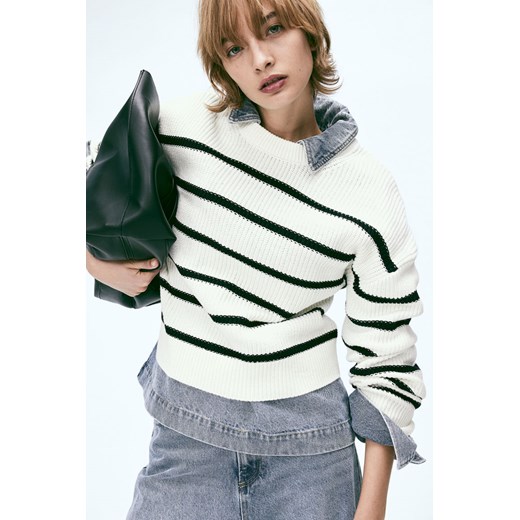 H & M - Sweter - Biały ze sklepu H&M w kategorii Swetry damskie - zdjęcie 169675714