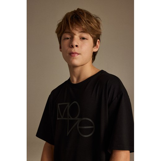 H & M - T-shirt sportowy DryMove - Czarny ze sklepu H&M w kategorii T-shirty chłopięce - zdjęcie 169675733