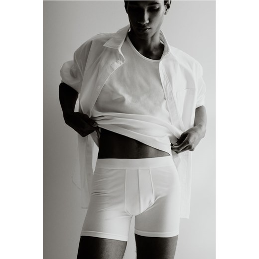 H & M - Bokserki Xtra Life 5-pak - Biały ze sklepu H&M w kategorii Majtki męskie - zdjęcie 169675794