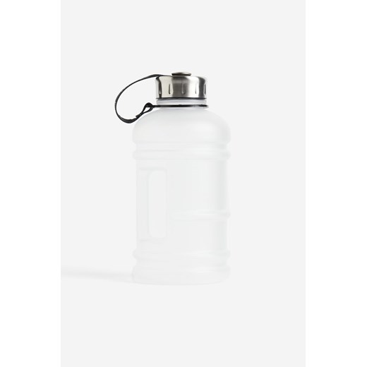 H & M - Bidon z zakrętką - Biały ze sklepu H&M w kategorii Bidony i butelki - zdjęcie 169675992