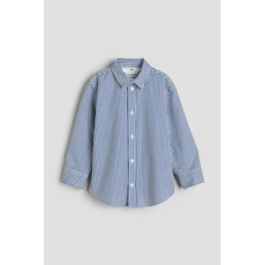 H & M - Bawełniana koszula - Niebieski H & M 122 (6-7Y) H&M