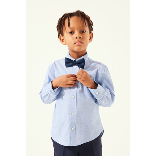 H & M - Bawełniana koszula - Niebieski ze sklepu H&M w kategorii Koszule chłopięce - zdjęcie 169676100