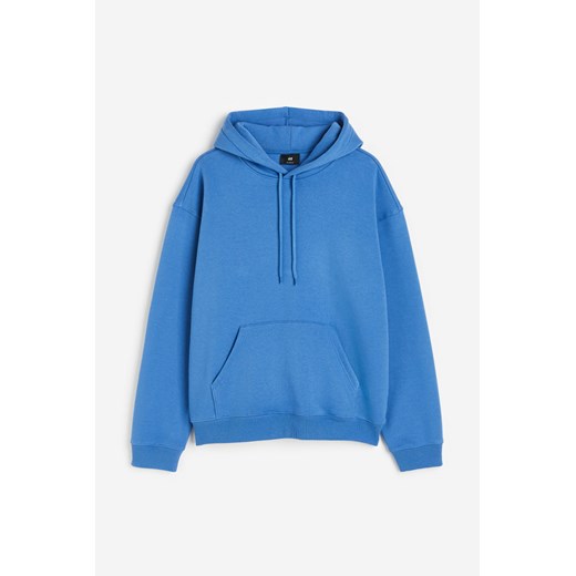 H & M - Bluza z kapturem Loose Fit - Niebieski ze sklepu H&M w kategorii Bluzy męskie - zdjęcie 169676581