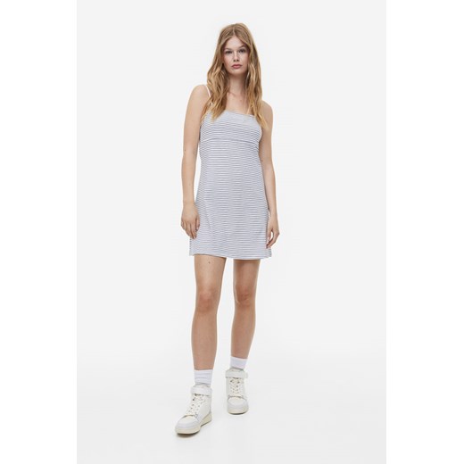 H & M - Trapezowa sukienka z dżerseju - Biały ze sklepu H&M w kategorii Sukienki - zdjęcie 169676711