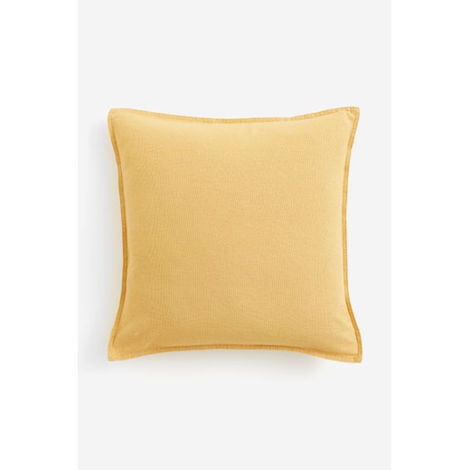 H & M - Poszewka na poduszkę z domieszką lnu - Żółty H & M 50x50 H&M