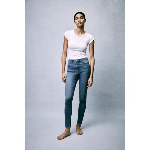 H & M - Jegginsy Ultra High Ankle - Niebieski ze sklepu H&M w kategorii Spodnie damskie - zdjęcie 169676930