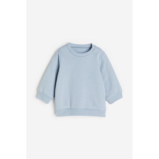 H & M - Bawełniana bluza - Niebieski ze sklepu H&M w kategorii Bluzy i swetry - zdjęcie 169677162