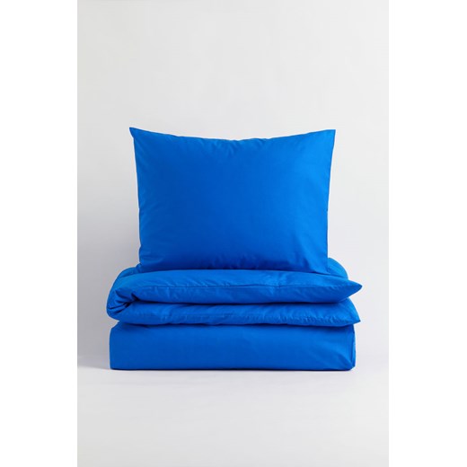 H & M - Komplet bawełnianej pościeli pojedynczej - Niebieski ze sklepu H&M w kategorii Pościele - zdjęcie 169677182