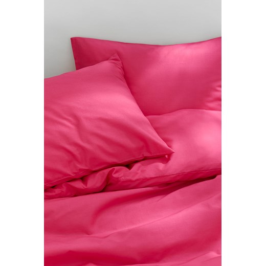 H & M - Komplet podwójnej pościeli bawełnianej - Różowy ze sklepu H&M w kategorii Pościele - zdjęcie 169677440