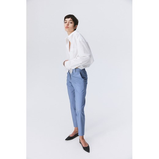 H & M - Spodnie cygaretki - Niebieski ze sklepu H&M w kategorii Spodnie damskie - zdjęcie 169677562