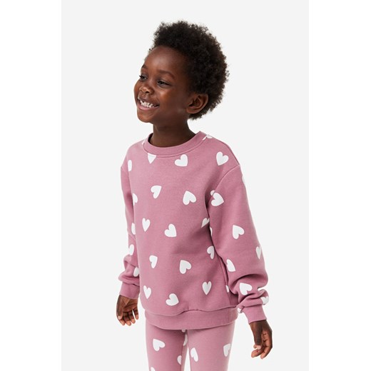 H & M - Bluza 2-pak - Różowy ze sklepu H&M w kategorii Bluzy dziewczęce - zdjęcie 169678324