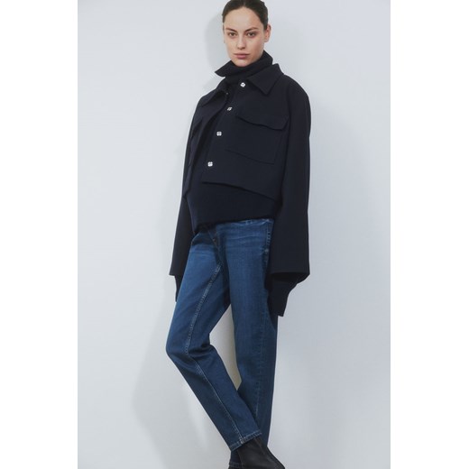 H & M - MAMA Slim Ankle Jeans - Niebieski ze sklepu H&M w kategorii Spodnie ciążowe - zdjęcie 169678601