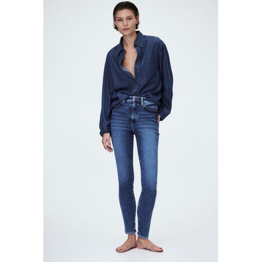 H & M - True To You Skinny Ultra High Ankle Jeans - Niebieski ze sklepu H&M w kategorii Jeansy damskie - zdjęcie 169678891