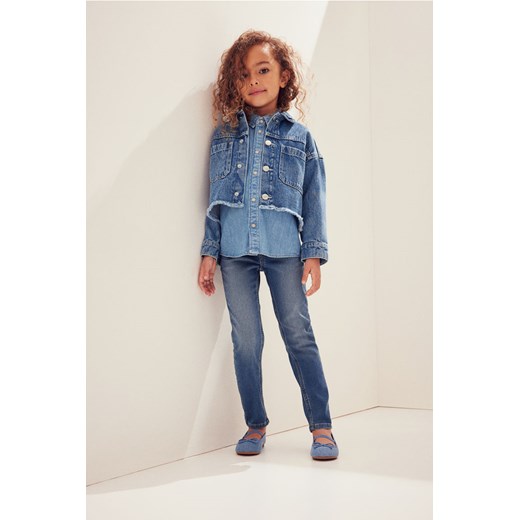 H & M - Dżinsowe jegginsy Super Soft - Niebieski ze sklepu H&M w kategorii Spodnie dziewczęce - zdjęcie 169678934