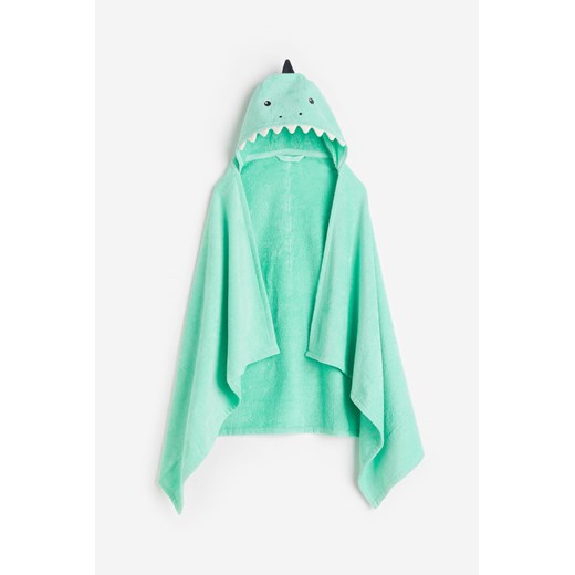 H & M - Ręcznik kąpielowy z kapturem - Zielony ze sklepu H&M w kategorii Ręczniki dla dzieci - zdjęcie 169679111