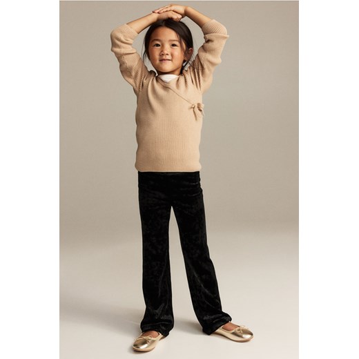 H & M - Rozszerzane legginsy - Czarny ze sklepu H&M w kategorii Spodnie dziewczęce - zdjęcie 169679160