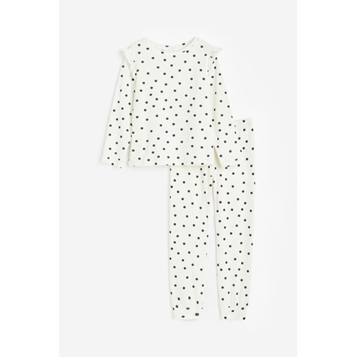 H & M - Piżama z nadrukiem - Biały ze sklepu H&M w kategorii Piżamy dziecięce - zdjęcie 169679170