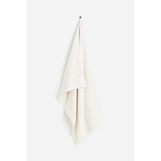 H & M - Duży ręcznik kąpielowy z frotte - Biały ze sklepu H&M w kategorii Ręczniki - zdjęcie 169679333