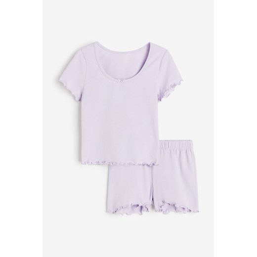 H & M - Dżersejowa piżama - Fioletowy ze sklepu H&M w kategorii Piżamy dziecięce - zdjęcie 169679470