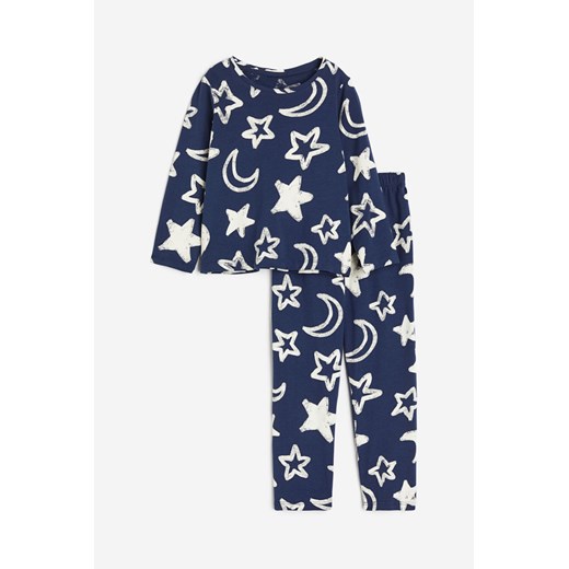 H & M - Dżersejowa piżama - Niebieski ze sklepu H&M w kategorii Piżamy dziecięce - zdjęcie 169679584
