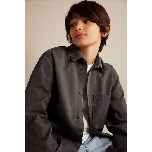 H & M - Koszula z długim rękawem - Czarny ze sklepu H&M w kategorii Koszule chłopięce - zdjęcie 169679821
