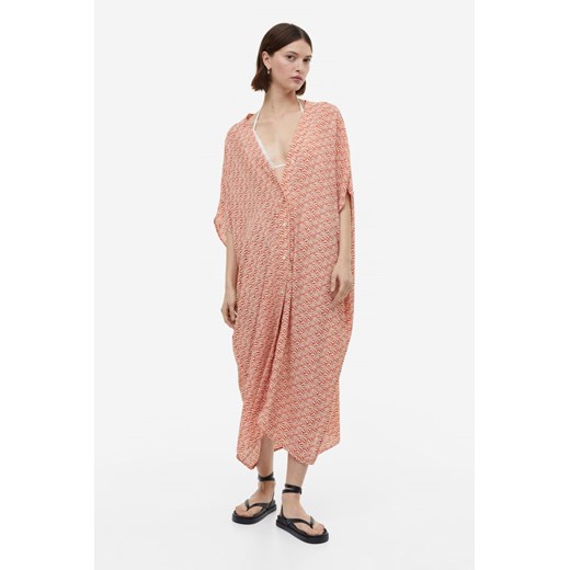 H & M - Sukienka tunikowa oversize - Pomarańczowy H & M XS H&M
