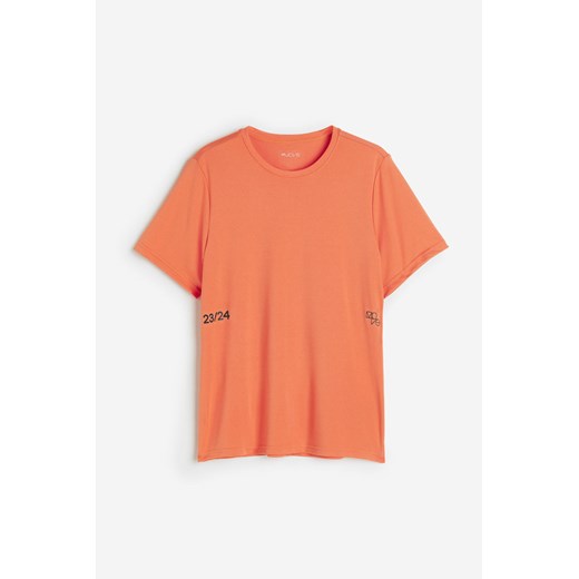 H & M - T-shirt sportowy DryMove - Pomarańczowy H & M M H&M