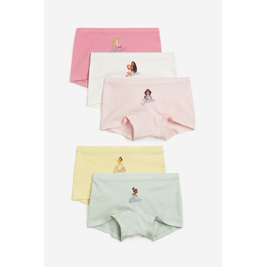 H & M - Bawełniane bokserki 5-pak - Zielony H & M 92 (1½-2Y) H&M