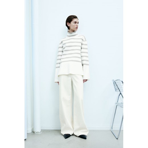 H & M - Sweter z półgolfem - Brązowy ze sklepu H&M w kategorii Swetry damskie - zdjęcie 169680533