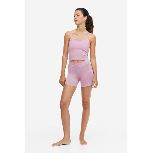H & M - Sportowe szorty hotpants SoftMove - Różowy ze sklepu H&M w kategorii Szorty - zdjęcie 169680542
