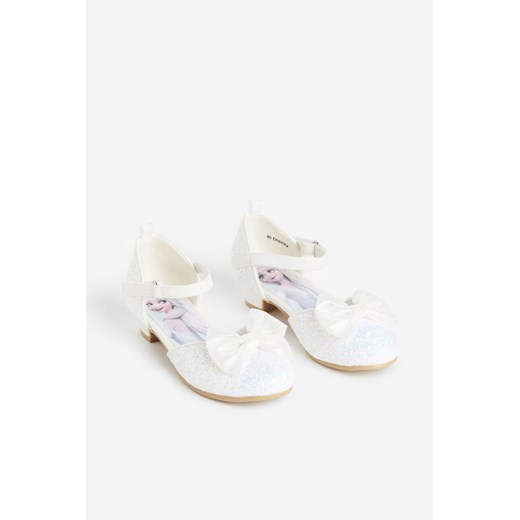 H & M - Brokatowe buty na bal - Biały ze sklepu H&M w kategorii Buty komunijne - zdjęcie 169680843