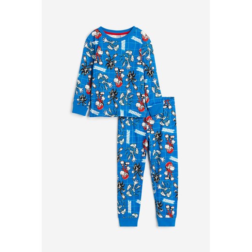H & M - Piżama z nadrukiem - Niebieski ze sklepu H&M w kategorii Piżamy dziecięce - zdjęcie 169680954