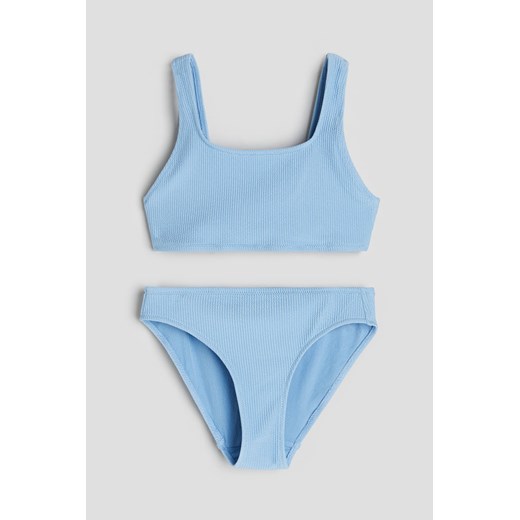 H & M - Kostium bikini o strukturalnej powierzchni - Niebieski ze sklepu H&M w kategorii Stroje kąpielowe - zdjęcie 169681144