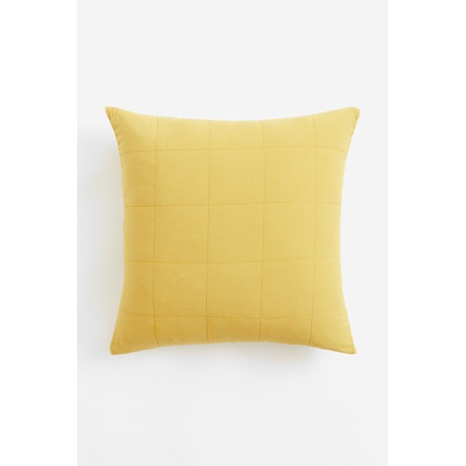 H & M - Satynowa poszewka na poduszkę - Żółty ze sklepu H&M w kategorii Poszewki na poduszki - zdjęcie 169681154