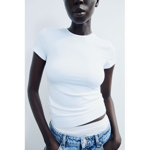 H & M bluzka damska z okrągłym dekoltem 
