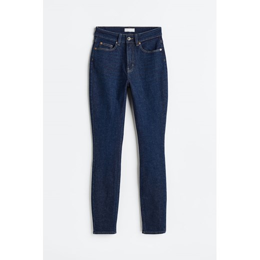 H & M - Skinny High Jeans - Niebieski ze sklepu H&M w kategorii Jeansy damskie - zdjęcie 169681234