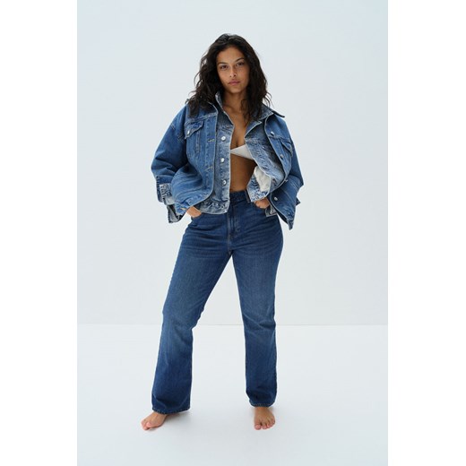 H & M - Curvy Fit Bootcut High Jeans - Niebieski ze sklepu H&M w kategorii Jeansy damskie - zdjęcie 169681280