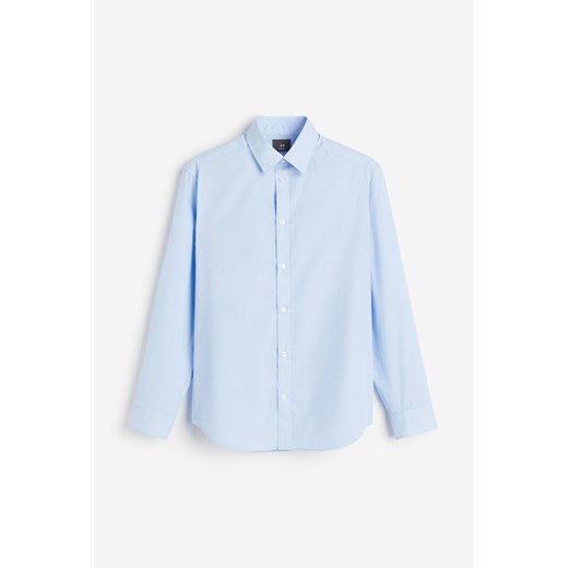 H & M - Koszula Easy iron Regular Fit - Niebieski ze sklepu H&M w kategorii Koszule męskie - zdjęcie 169681281