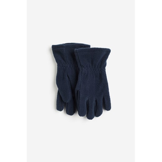 H & M - Polarowe rękawiczki - Niebieski ze sklepu H&M w kategorii Rękawiczki dziecięce - zdjęcie 169681483