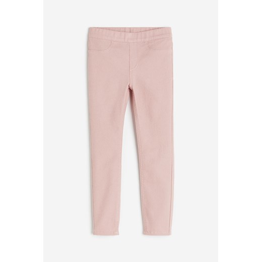 H & M - Dżinsowe jegginsy - Różowy ze sklepu H&M w kategorii Spodnie dziewczęce - zdjęcie 169681893