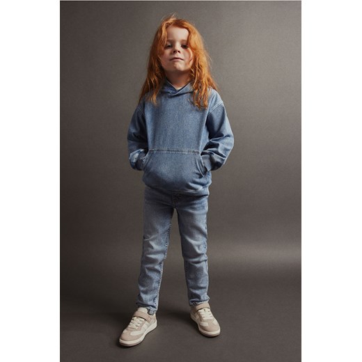 H & M - Superstretch Slim Fit Jeans - Niebieski ze sklepu H&M w kategorii Spodnie dziewczęce - zdjęcie 169681912