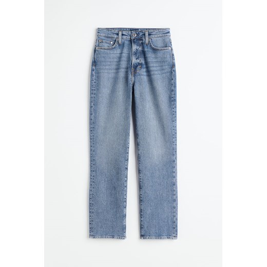 H & M - Mom Ultra High Ankle Jeans - Niebieski ze sklepu H&M w kategorii Jeansy damskie - zdjęcie 169682103