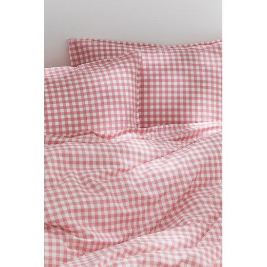 H & M - Komplet wzorzystej pościeli podwójnej - Różowy H & M 200x200 + 50x60 H&M
