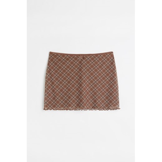 H & M - Siateczkowa spódniczka mini - Beżowy ze sklepu H&M w kategorii Spódnice - zdjęcie 169682194