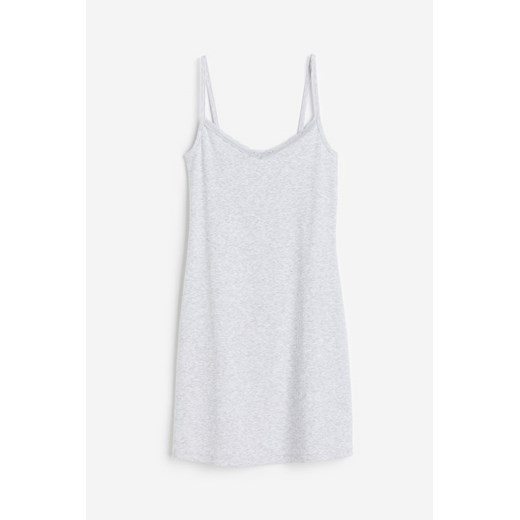 H & M - Koszula nocna z koronkowym detalem - Szary ze sklepu H&M w kategorii Piżamy dziecięce - zdjęcie 169682264
